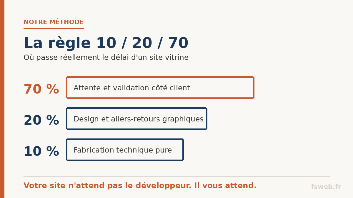 la règle pour la création d'un site internet